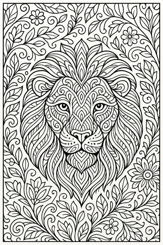 Detailed Adult Coloring Book Generators