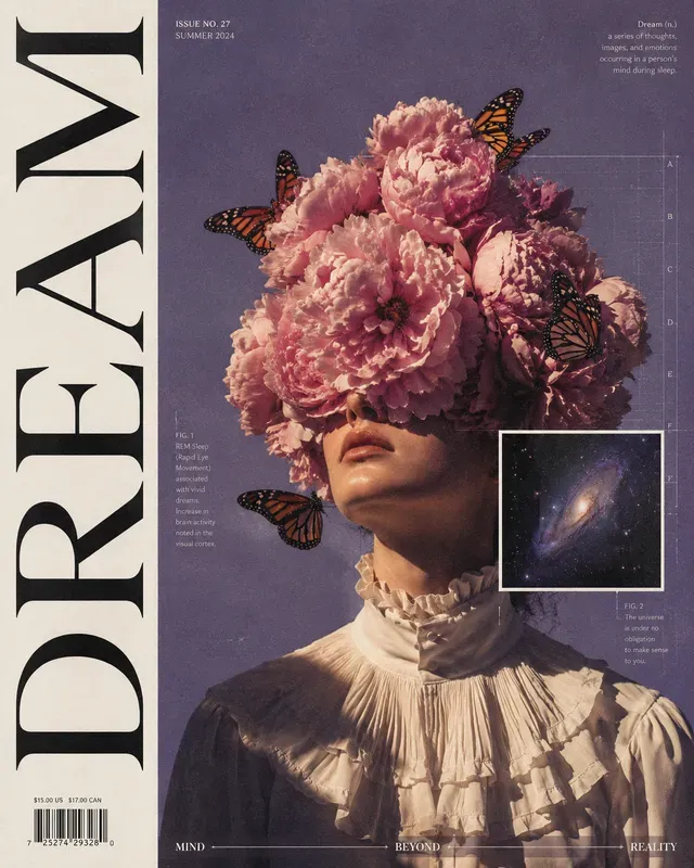 Surreal Blueprint Editorial Covers