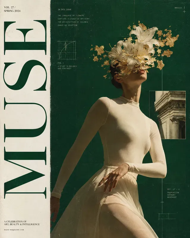 Surreal Blueprint Editorial Covers
