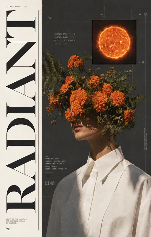 Surreal Blueprint Editorial Covers