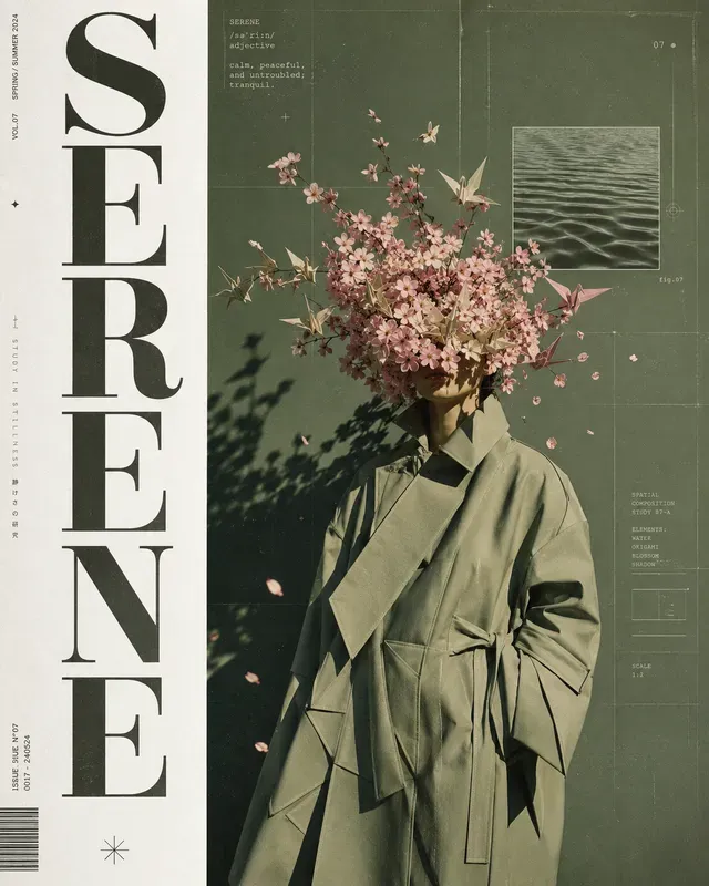 Surreal Blueprint Editorial Covers
