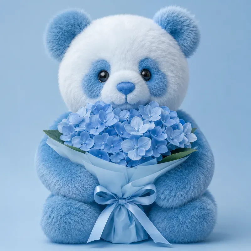 Pastel Plush Toy Floral Portraits
