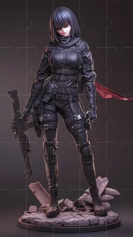 3D Anime Figurine Designs