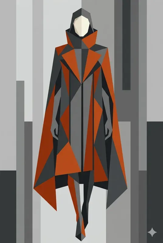 Abstract Geometric Fashion Poster Art