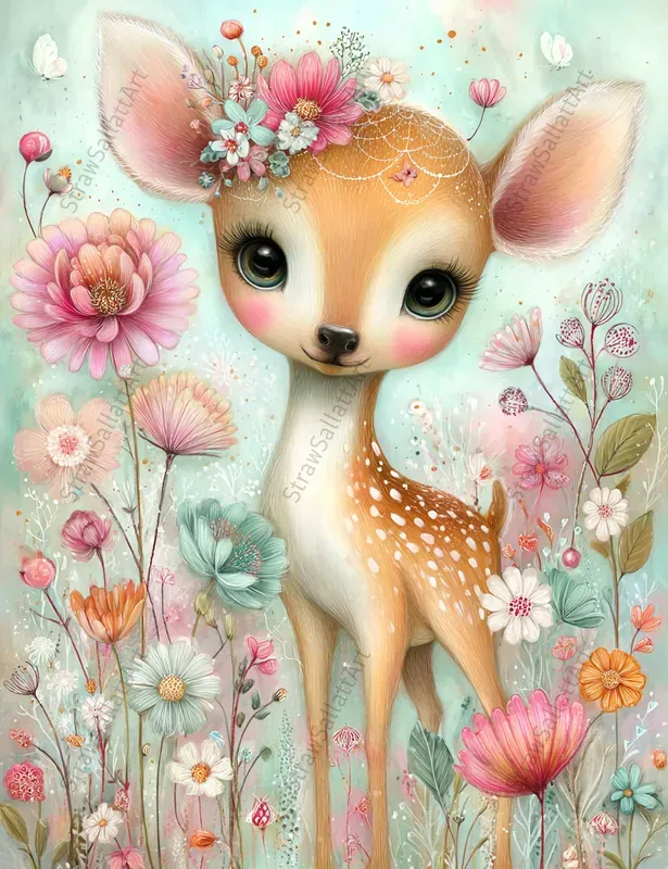 Spring Garden Junk Journal Floral Posters