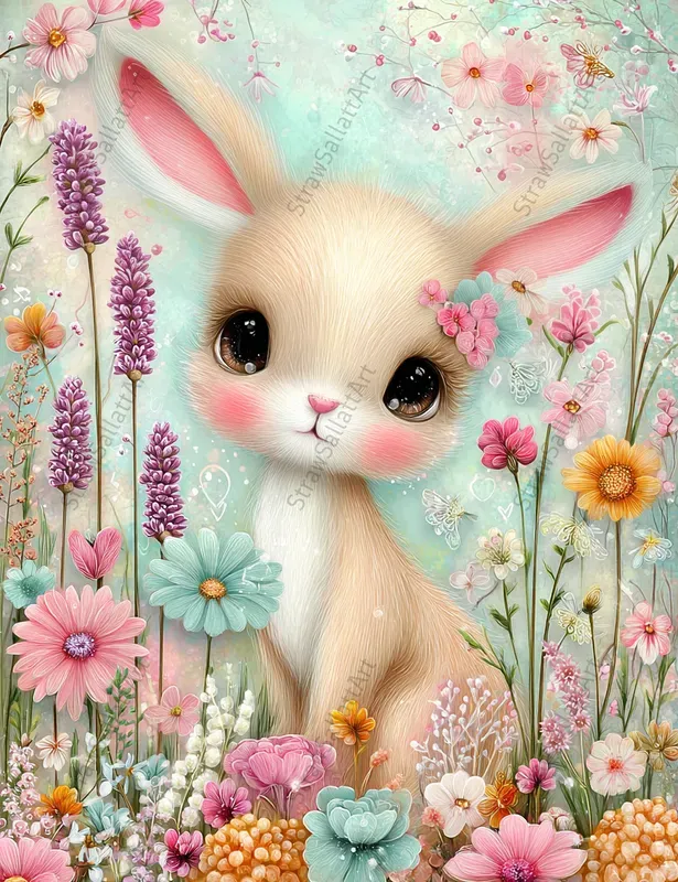 Spring Garden Junk Journal Floral Posters