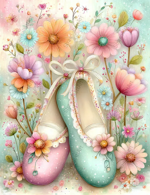 Spring Garden Junk Journal Floral Posters