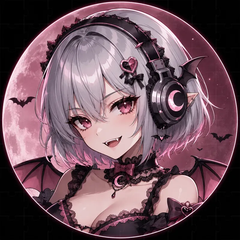 Vampire Gamer Girl Avatars