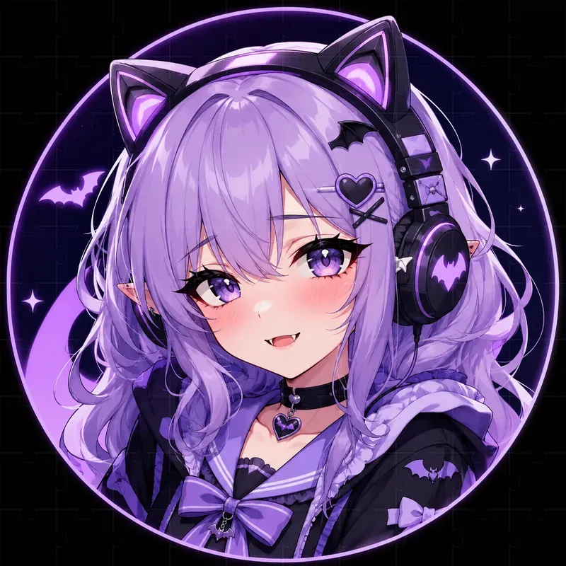 Vampire Gamer Girl Avatars
