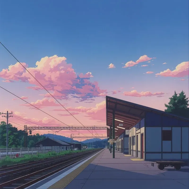 90s Retro Lofi Anime Scenes