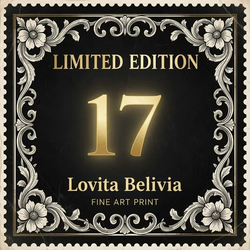 Dark Luxury Stamp Fine Art