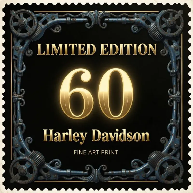Dark Luxury Stamp Fine Art