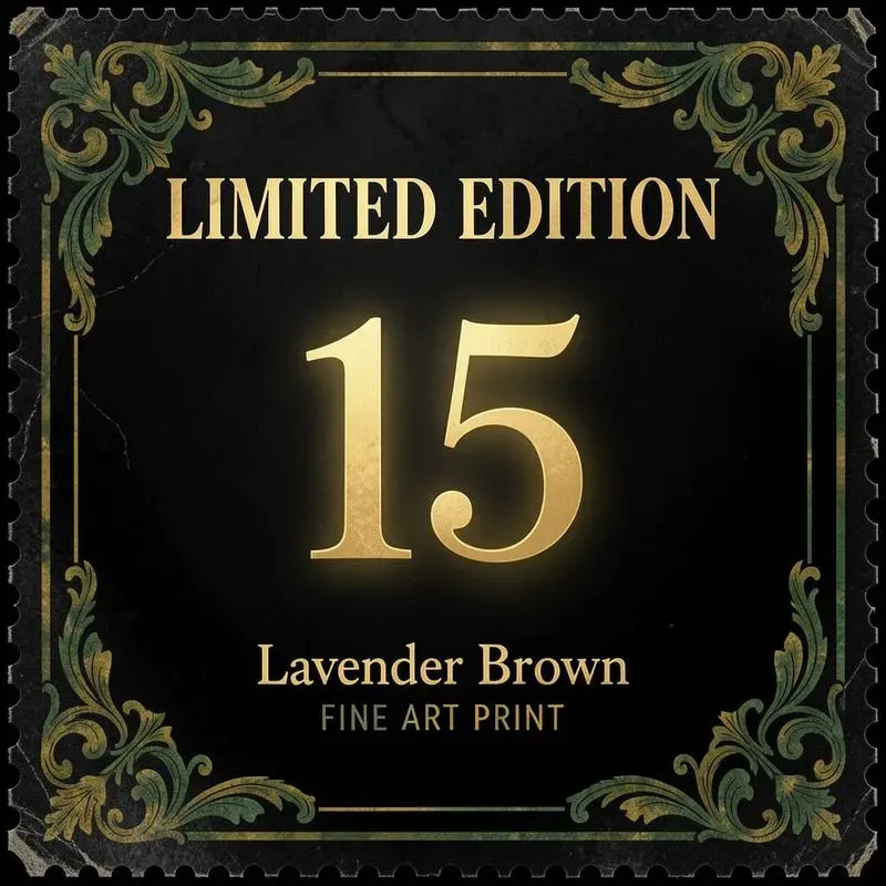 Dark Luxury Stamp Fine Art