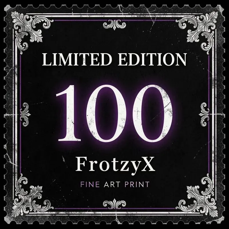 Dark Luxury Stamp Fine Art
