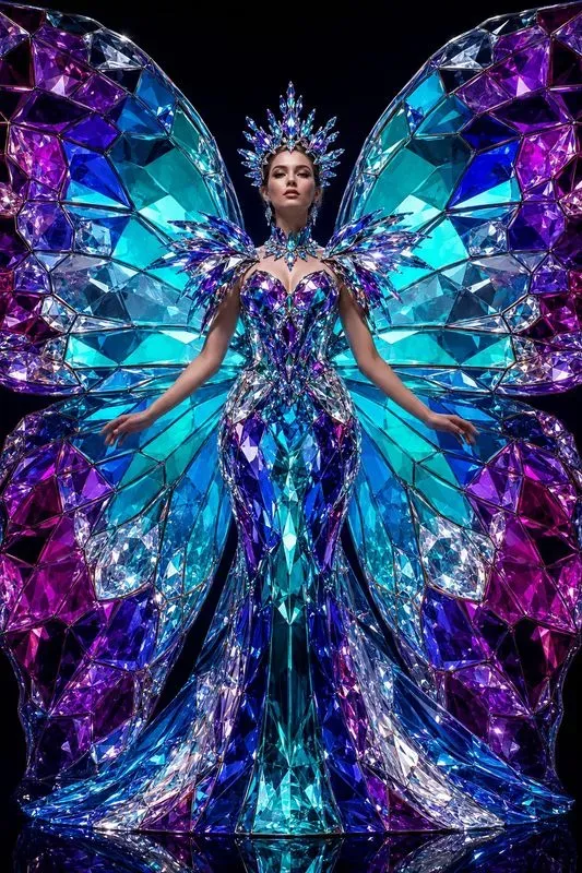 Crystalline Couture Card Queens