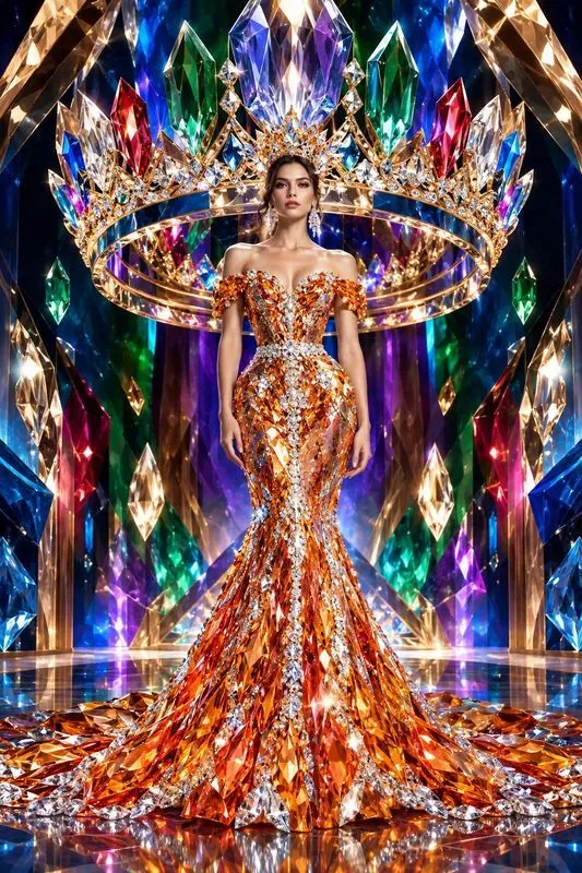 Crystalline Couture Card Queens