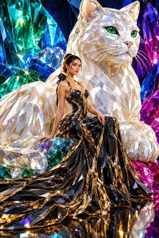 Crystalline Couture Card Queens