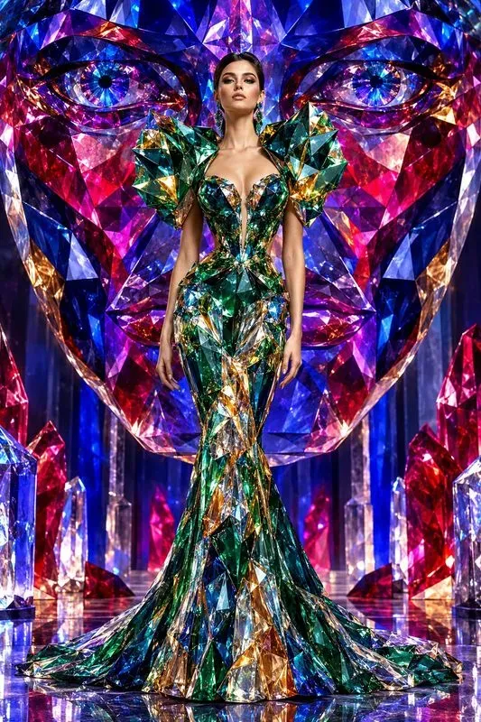 Crystalline Couture Card Queens