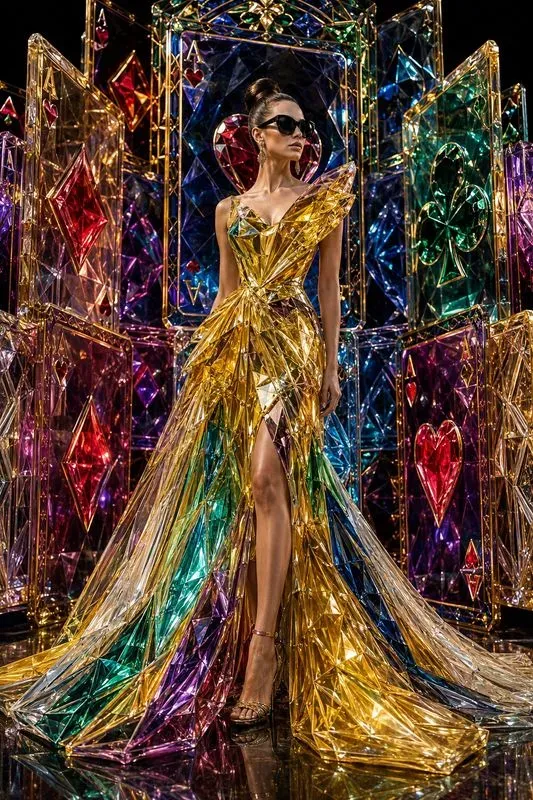 Crystalline Couture Card Queens