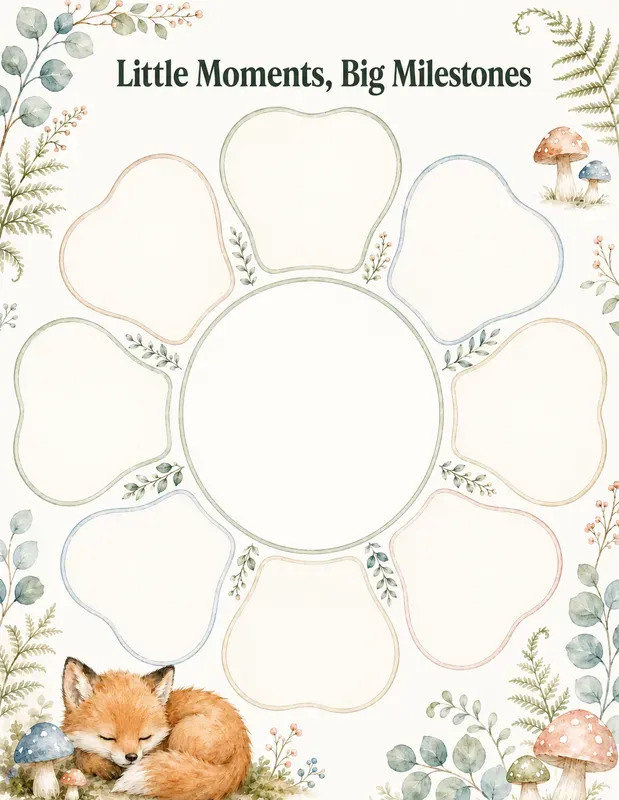 Woodland Baby Milestone Wheels