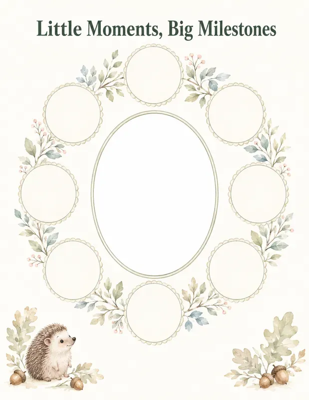 Woodland Baby Milestone Wheels