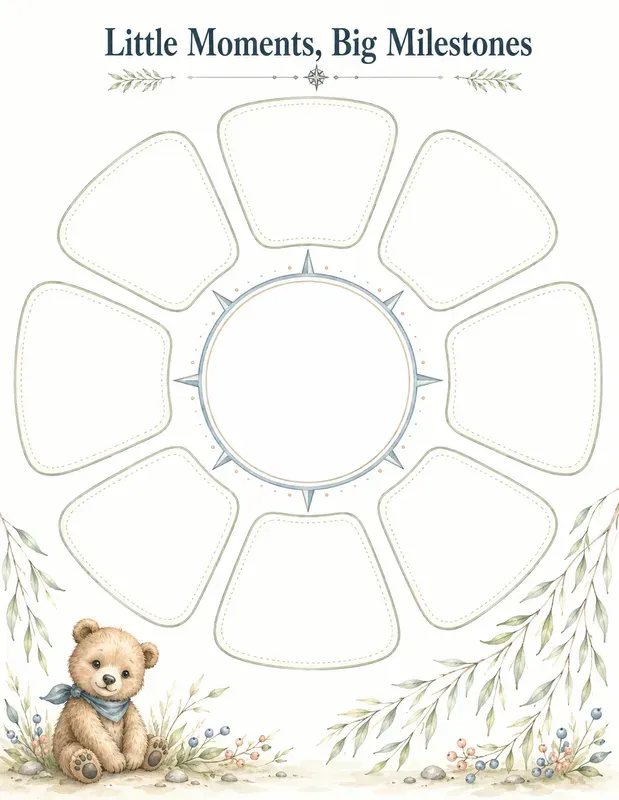 Woodland Baby Milestone Wheels