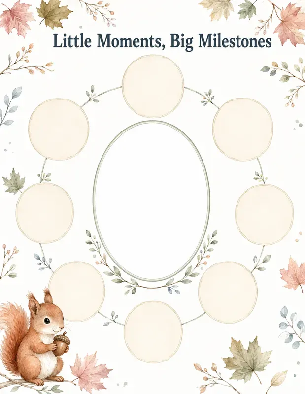 Woodland Baby Milestone Wheels