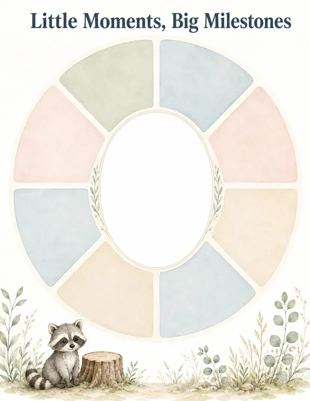 Woodland Baby Milestone Wheels