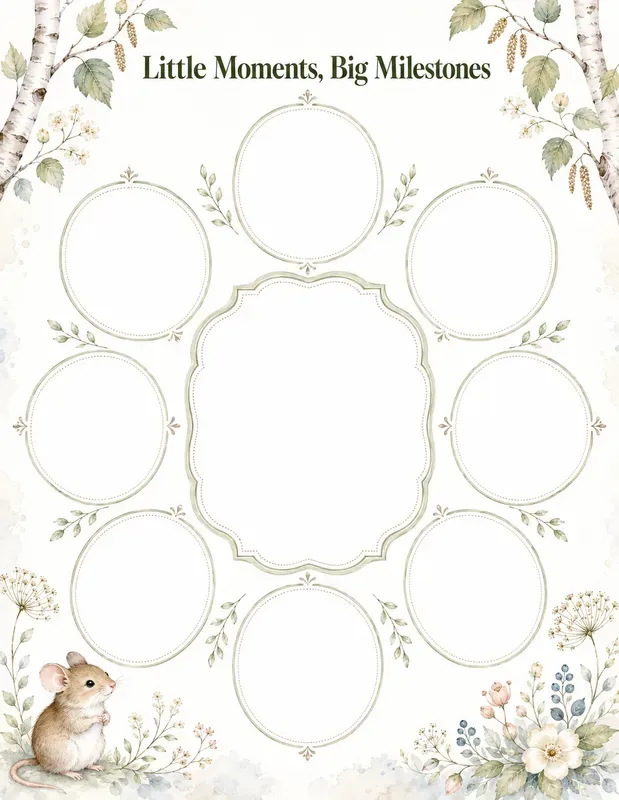 Woodland Baby Milestone Wheels