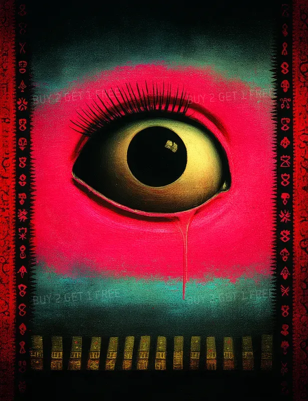 Santa Muerte Mix Art