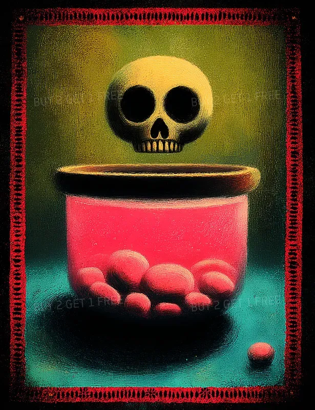 Santa Muerte Mix Art