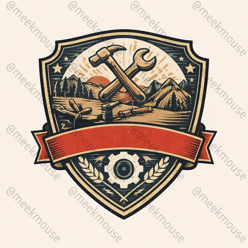 Vintage Retro Badge Logo Systems