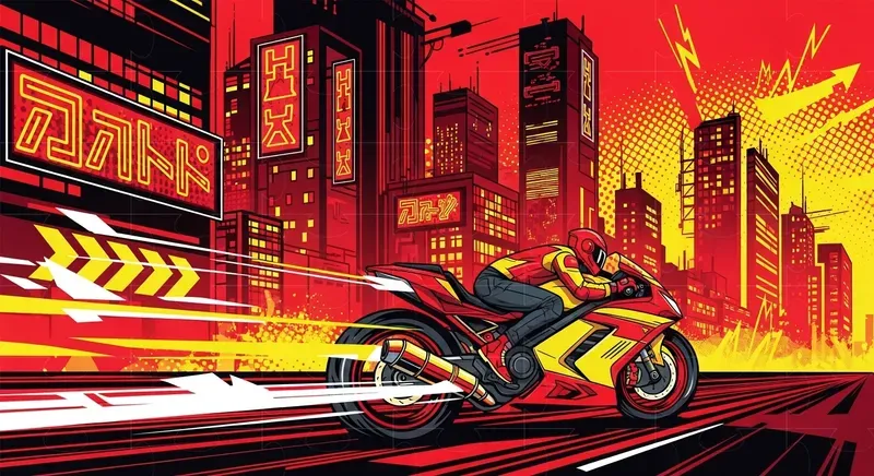 Bold Popart Vector Scenes
