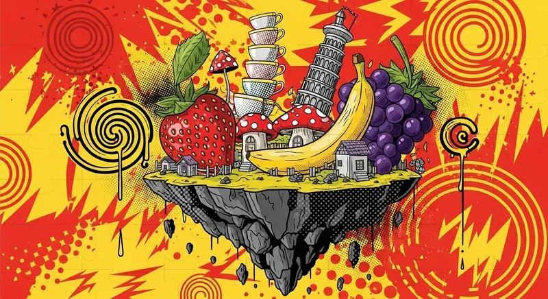 Bold Popart Vector Scenes
