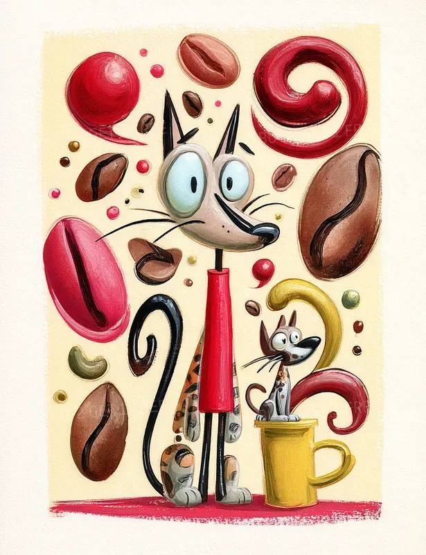 Surreal Mocha Pet Art