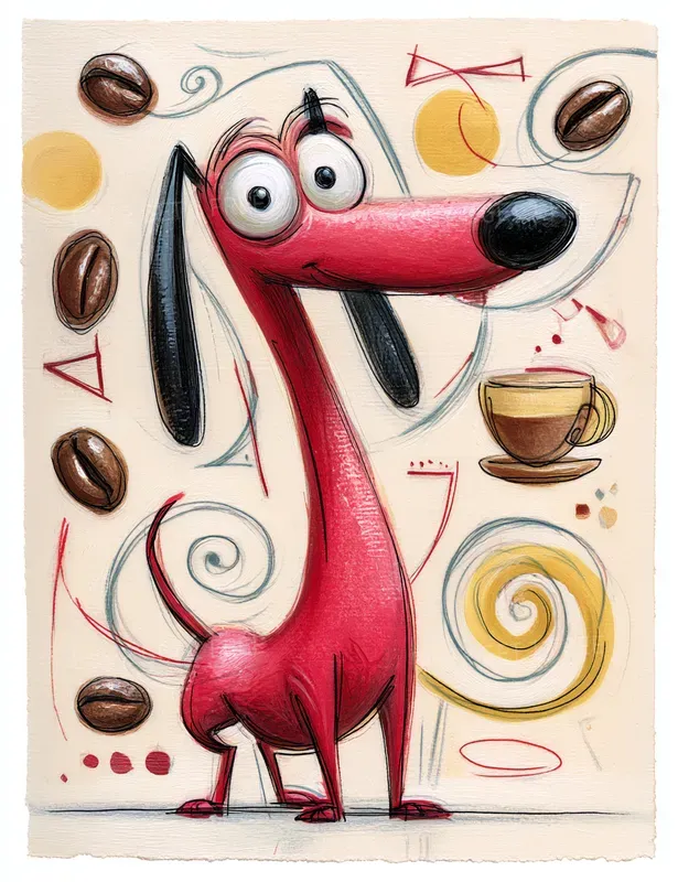 Surreal Mocha Pet Art