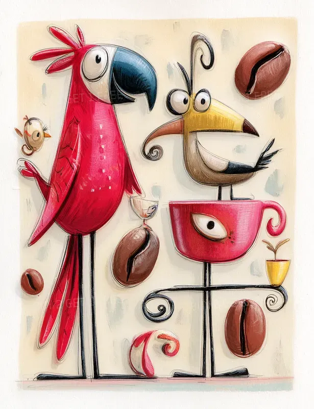 Surreal Mocha Pet Art