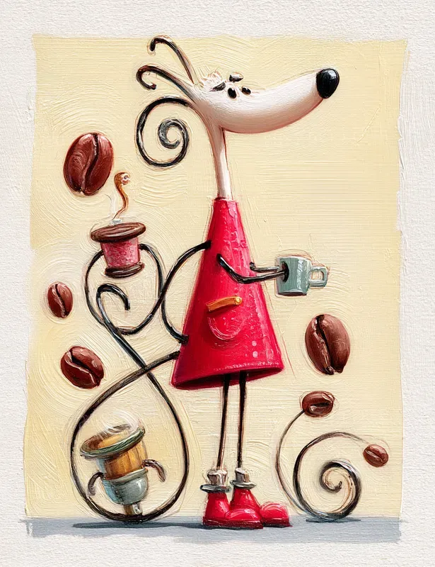 Surreal Mocha Pet Art