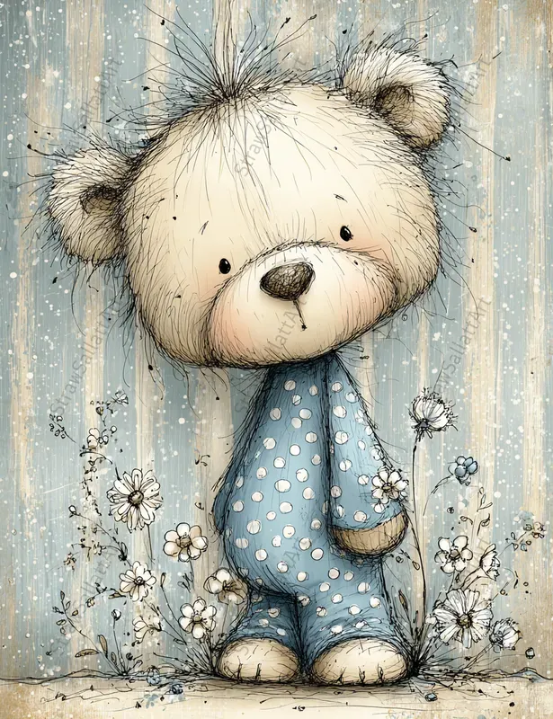 Whimsical Kids Junk Journal Illustrations