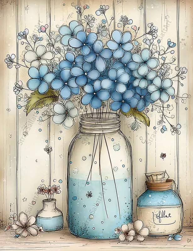 Whimsical Kids Junk Journal Illustrations