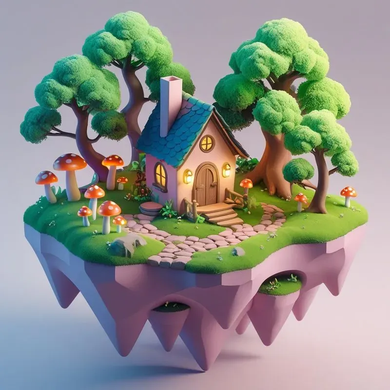 Isometric 3D Microworlds Collection