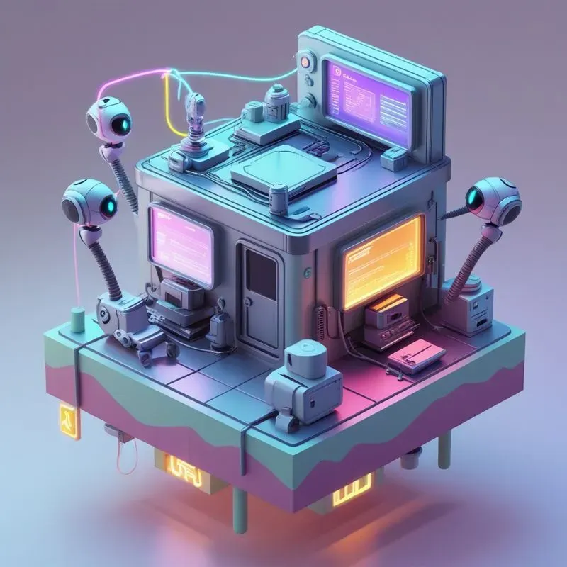 Isometric 3D Microworlds Collection