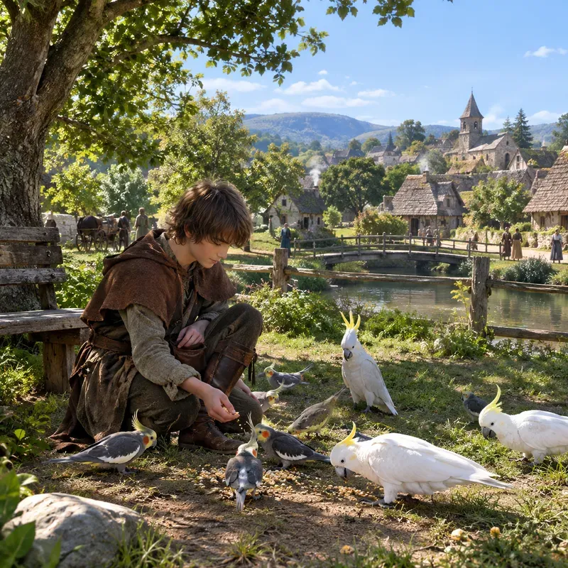 Realistic Village Scenes