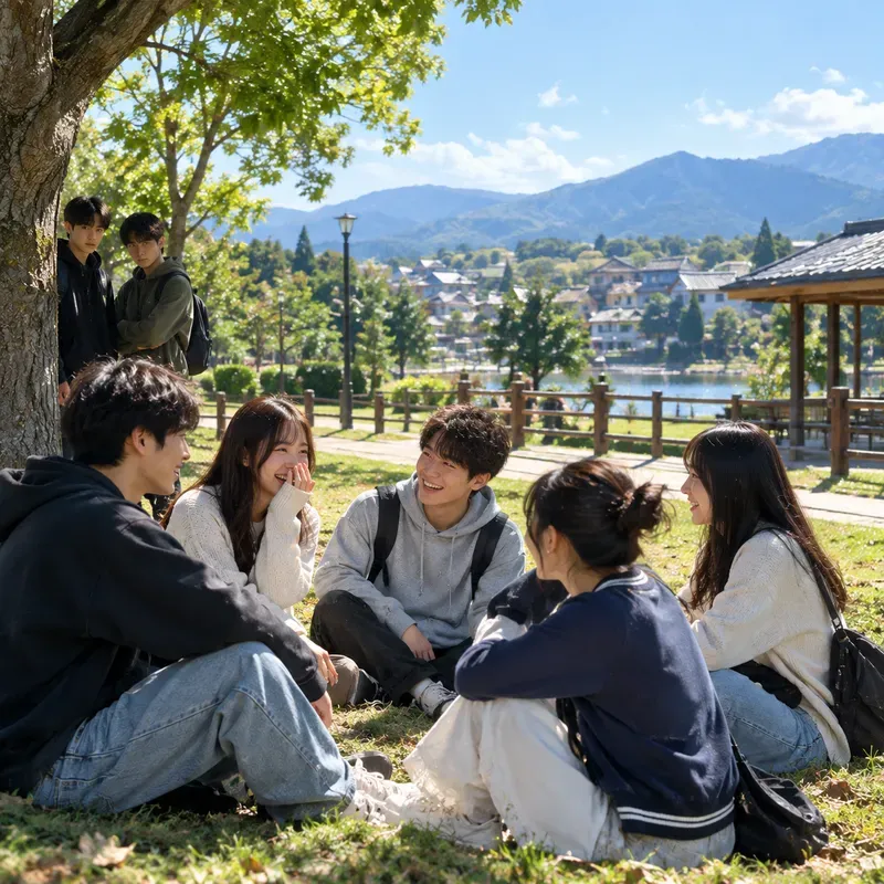 Realistic Village Scenes