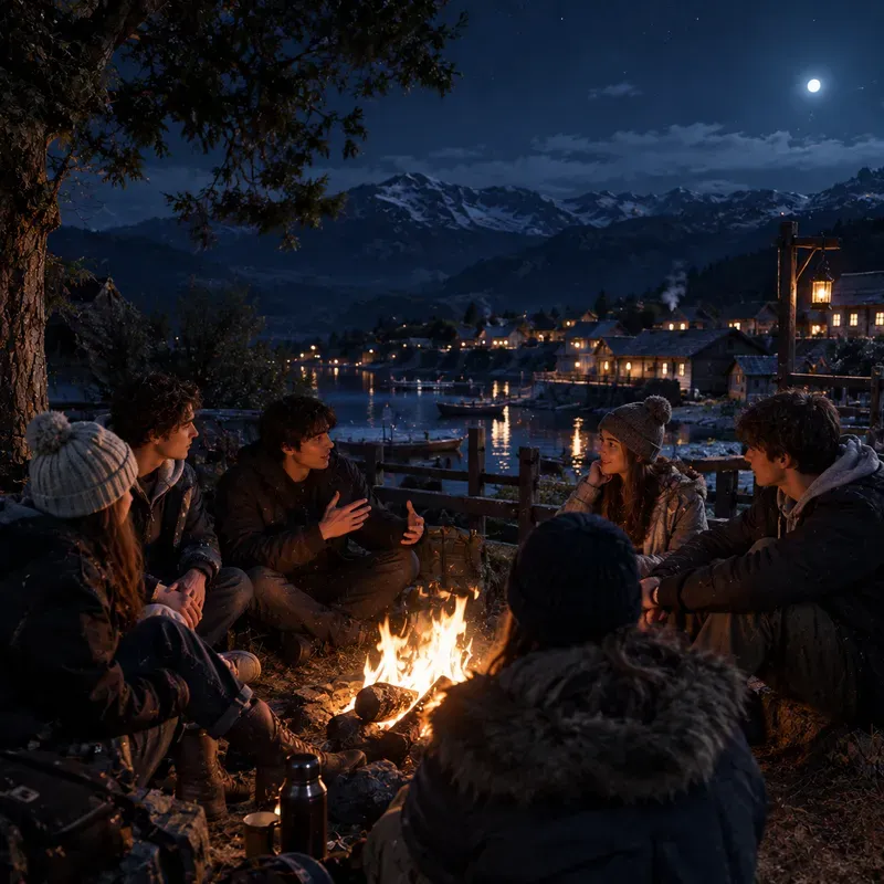 Realistic Village Scenes