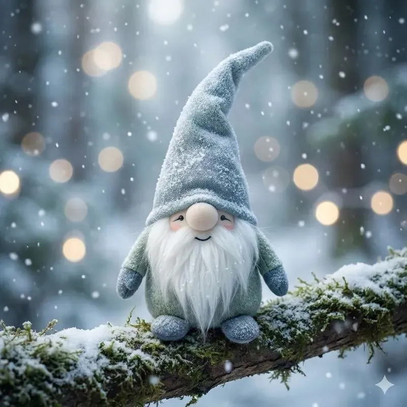 Whimsical Winter Gnome Characters