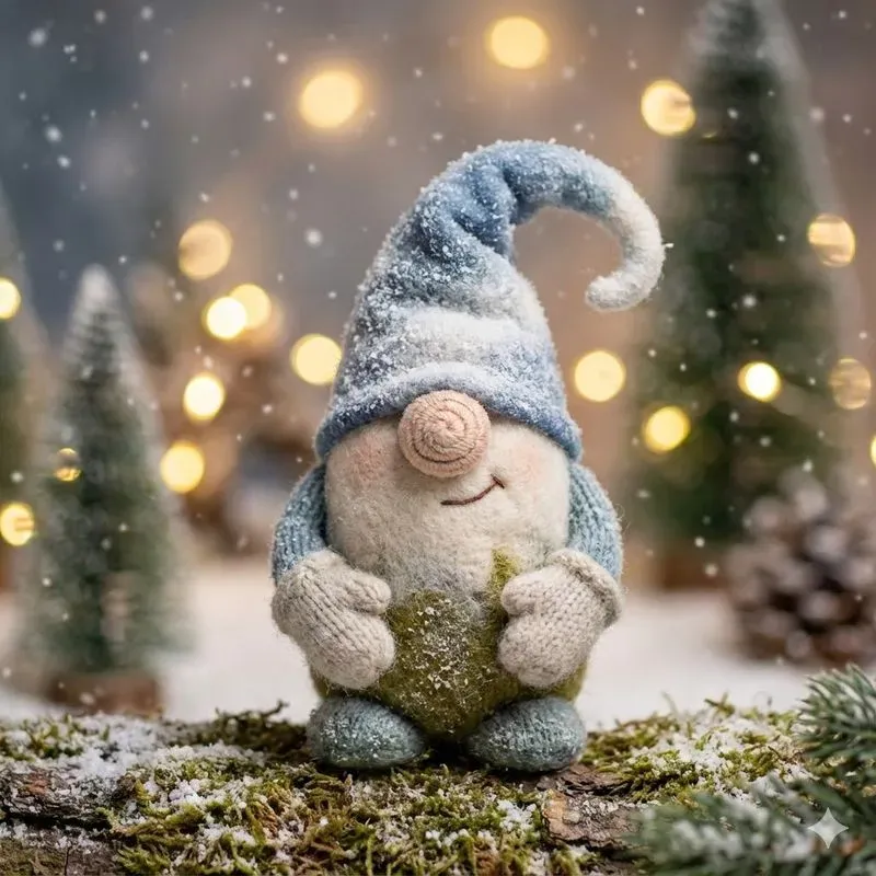 Whimsical Winter Gnome Characters