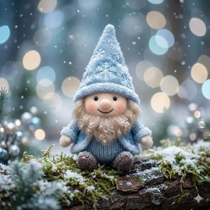 Whimsical Winter Gnome Characters
