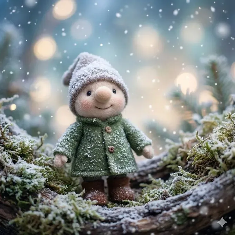 Whimsical Winter Gnome Characters