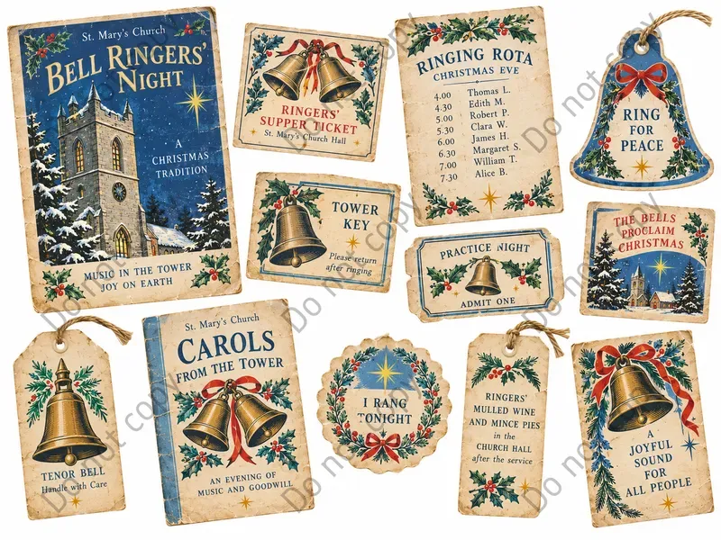 Nativity Church Christmas Ephemera